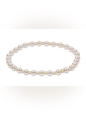 ENEWTON grateful pearl 4mm bracelet NWT!